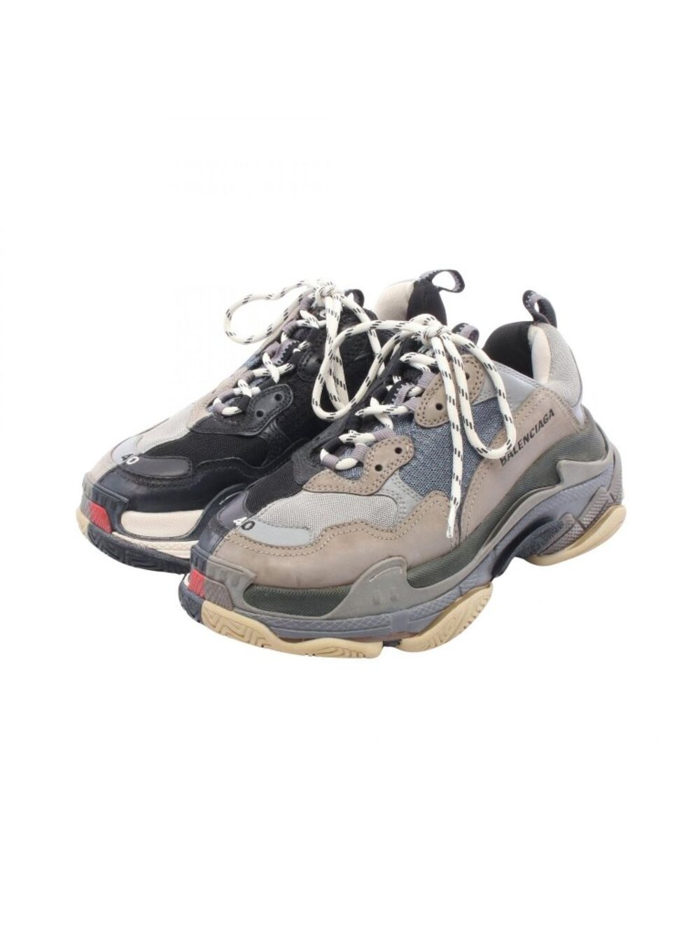 Balenciaga Sneakers Triple S Split Leather